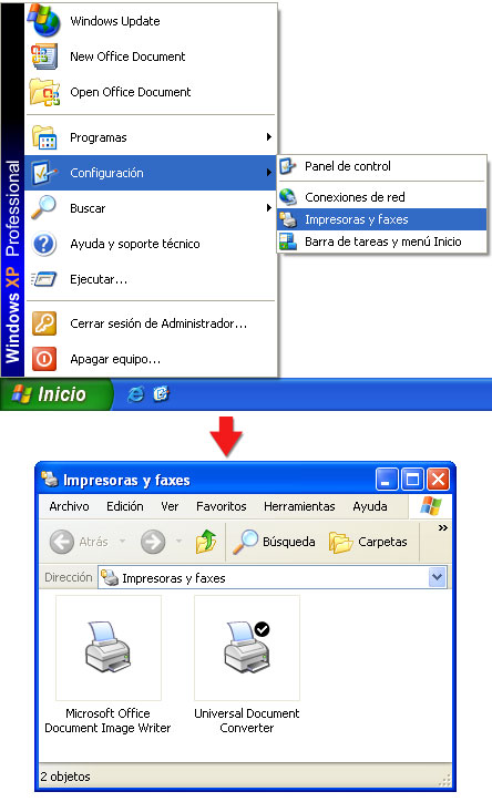 Universal Document Converter en su sistema