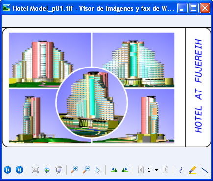 Documento convertido en el Visor de imágenes y fax de Windows.